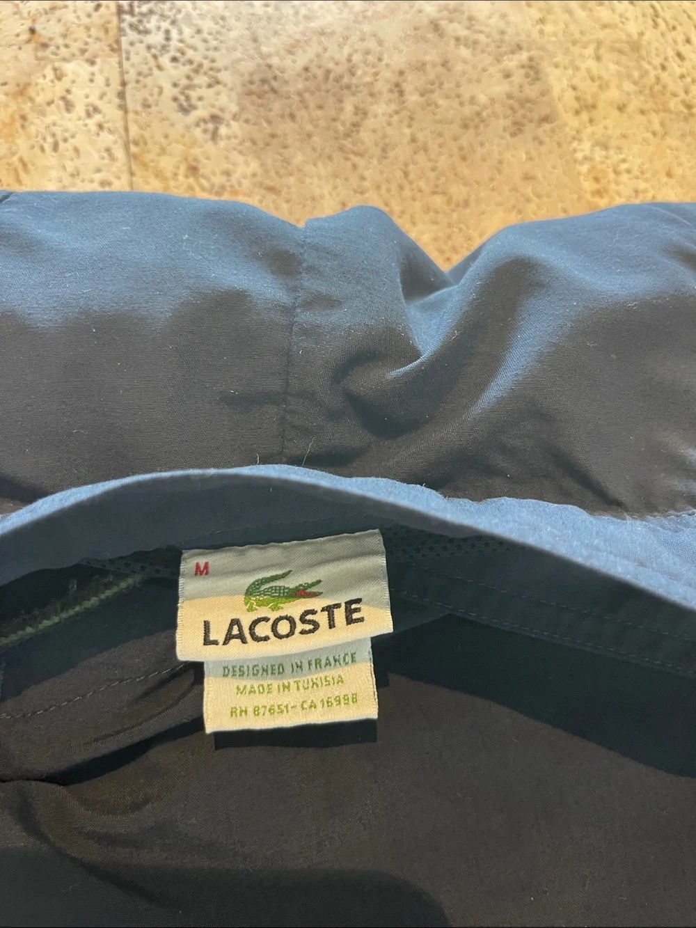 Lacoste Men’s Dark Blue Swim Trunks